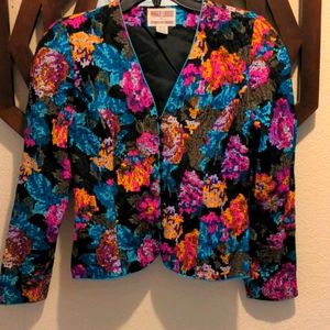 Vintage Silk Maggie London Blazer